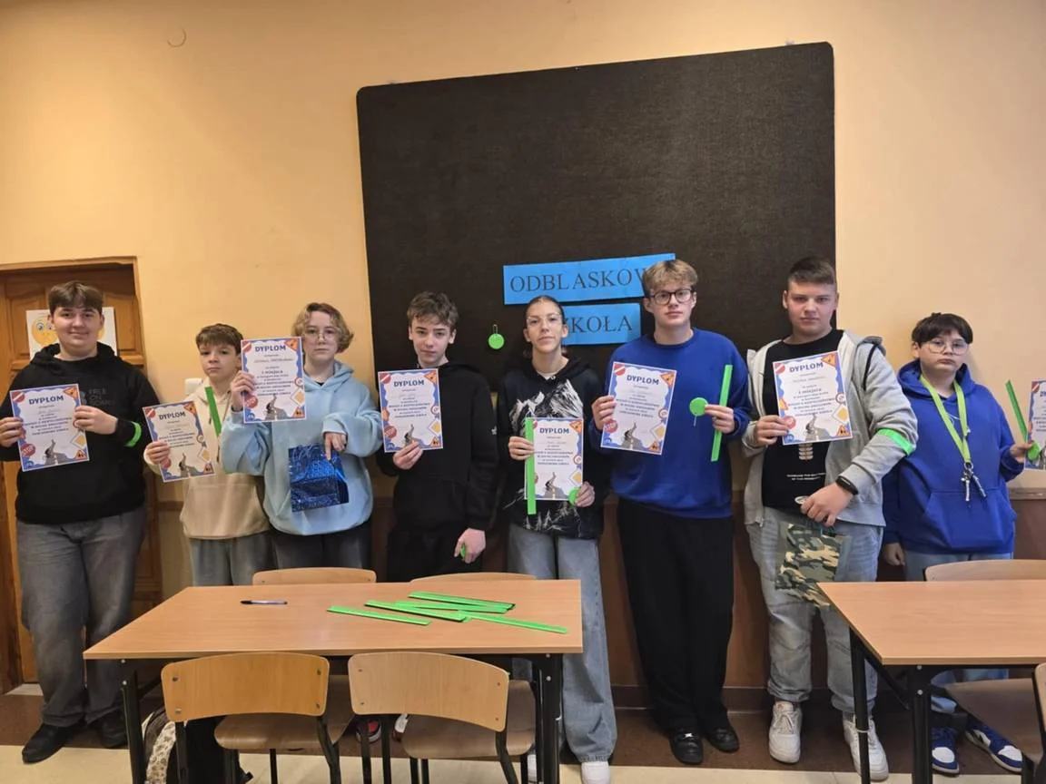 "Odblaskowa szkoła"