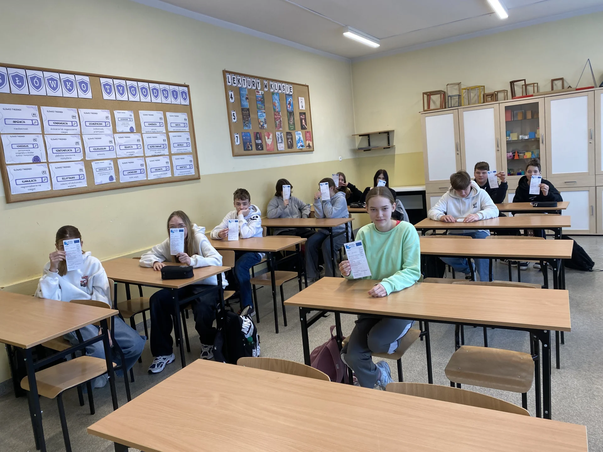 RECEPTA NA KSIĄŻKĘ - spotkanie promujące czytelnictwo w klasach 7