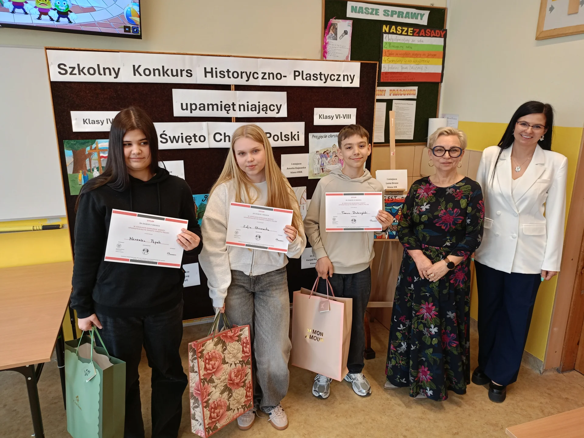 📣 Podsumowanie Szkolnych Konkursów z okazji Święta Chrztu Polski
