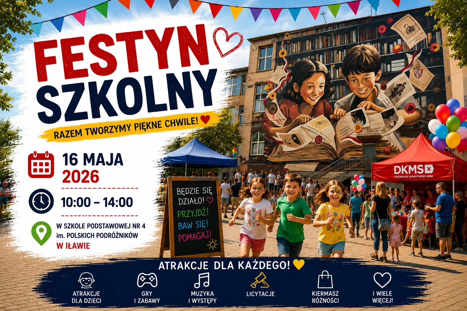 Serdecznie zapraszamy na festyn 16.05.2026 r.